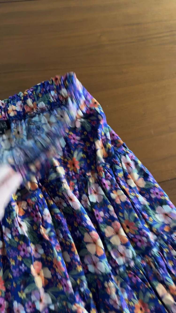 Rachel Zoe Floral Tiered Ruffle Mini Skirt Size M - Picture 4 of 4